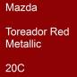 Preview: Mazda, Toreador Red Metallic, 20C.